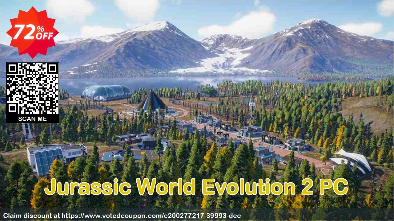 Jurassic World Evolution 2 PC Coupon, discount Jurassic World Evolution 2 PC Deal 2024 CDkeys. Promotion: Jurassic World Evolution 2 PC Exclusive Sale offer 