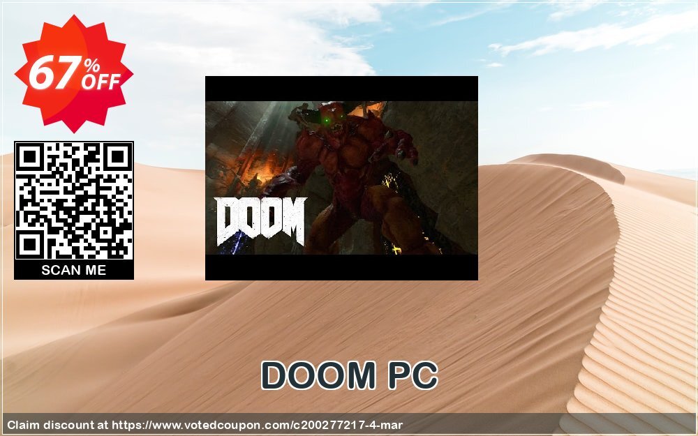 DOOM PC Coupon, discount DOOM PC Deal. Promotion: DOOM PC Exclusive offer 