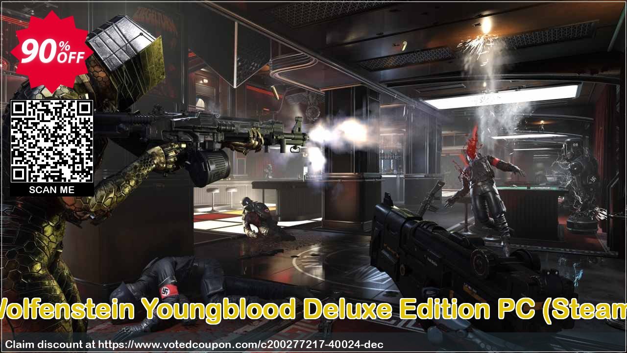 Wolfenstein Youngblood Deluxe Edition PC, Steam  Coupon Code Apr 2024, 90% OFF - VotedCoupon