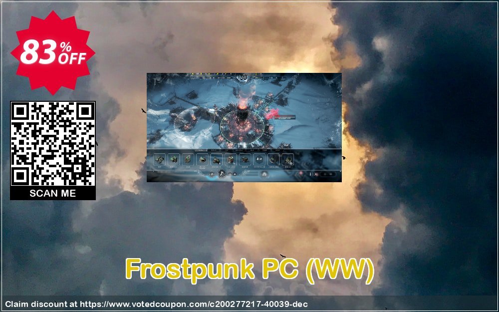 Frostpunk PC, WW  Coupon, discount Frostpunk PC (WW) Deal 2024 CDkeys. Promotion: Frostpunk PC (WW) Exclusive Sale offer 