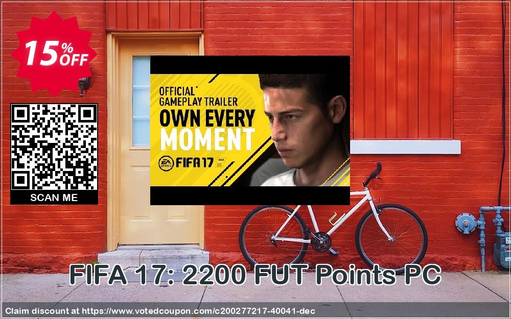 FIFA 17: 2200 FUT Points PC Coupon Code May 2024, 15% OFF - VotedCoupon