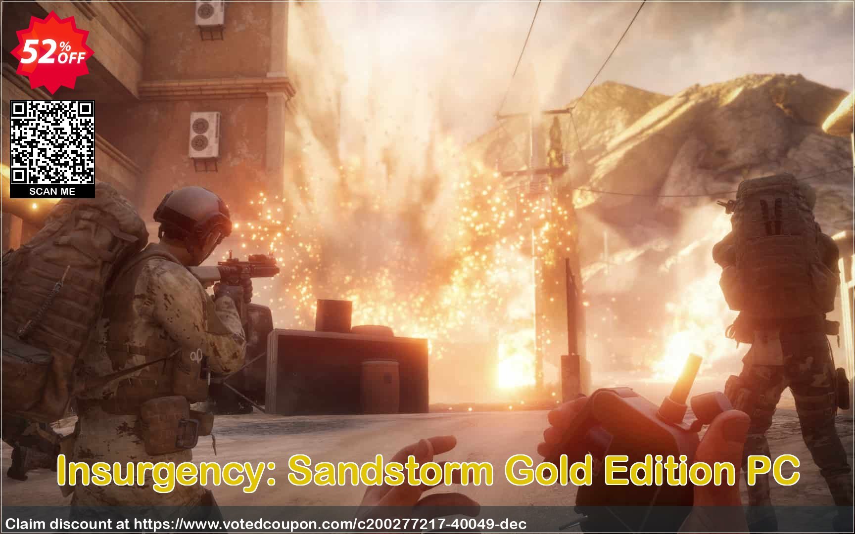 Insurgency: Sandstorm Gold Edition PC Coupon, discount Insurgency: Sandstorm Gold Edition PC Deal 2024 CDkeys. Promotion: Insurgency: Sandstorm Gold Edition PC Exclusive Sale offer 