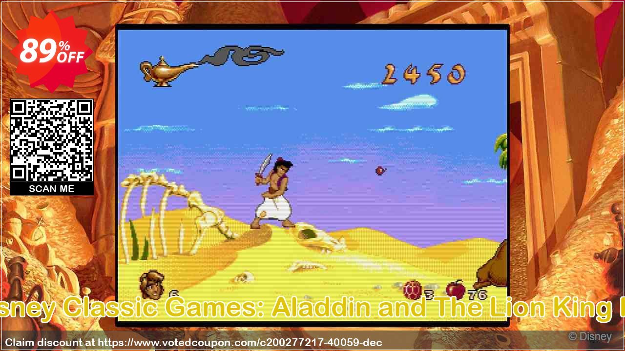 Disney Classic Games: Aladdin and The Lion King PC Coupon Code May 2024, 89% OFF - VotedCoupon