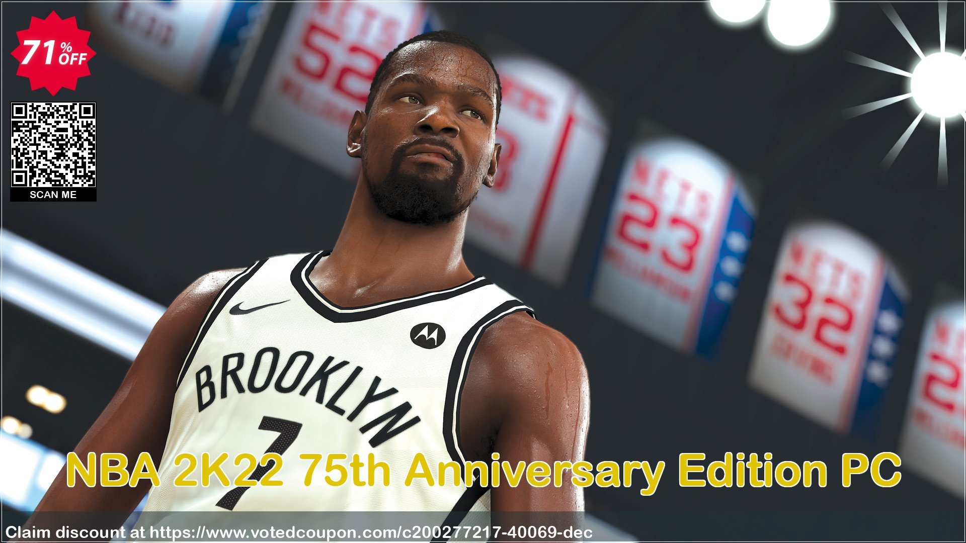 NBA 2K22 75th Anniversary Edition PC Coupon Code Apr 2024, 71% OFF - VotedCoupon