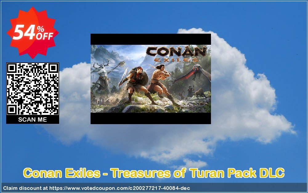 Conan Exiles - Treasures of Turan Pack DLC Coupon, discount Conan Exiles - Treasures of Turan Pack DLC Deal 2024 CDkeys. Promotion: Conan Exiles - Treasures of Turan Pack DLC Exclusive Sale offer 