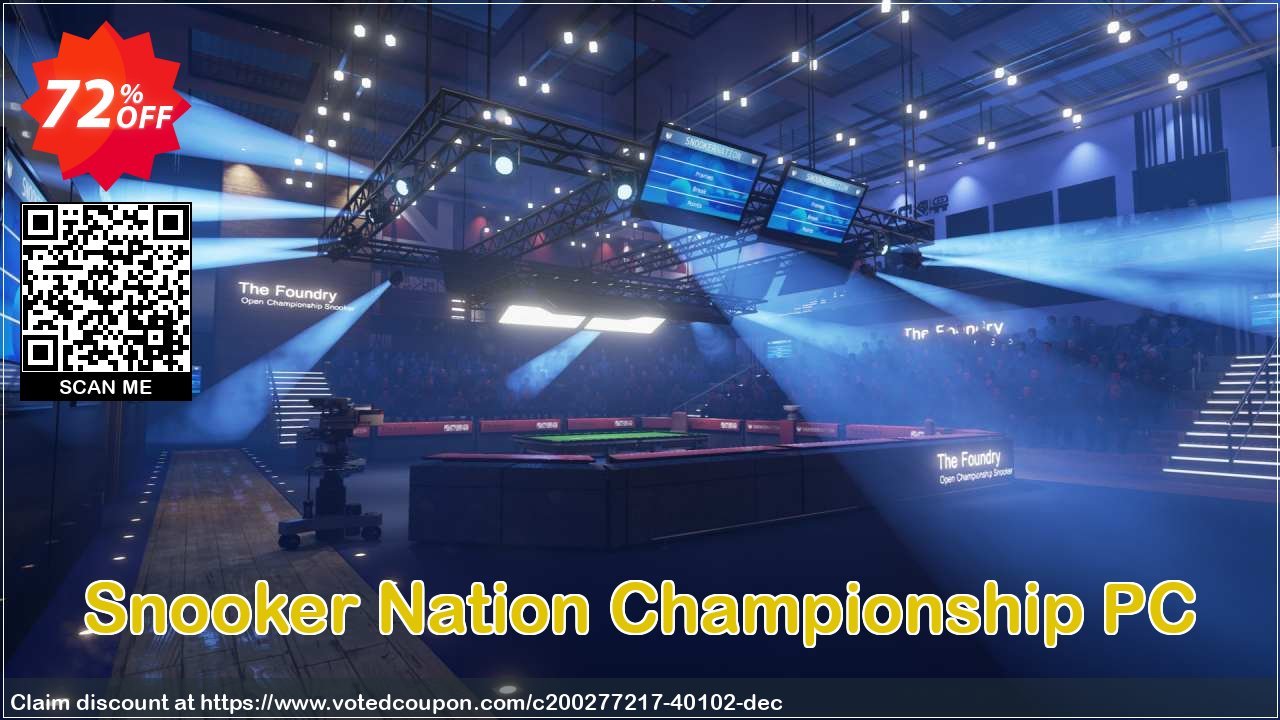 Snooker Nation Championship PC Coupon, discount Snooker Nation Championship PC Deal 2024 CDkeys. Promotion: Snooker Nation Championship PC Exclusive Sale offer 