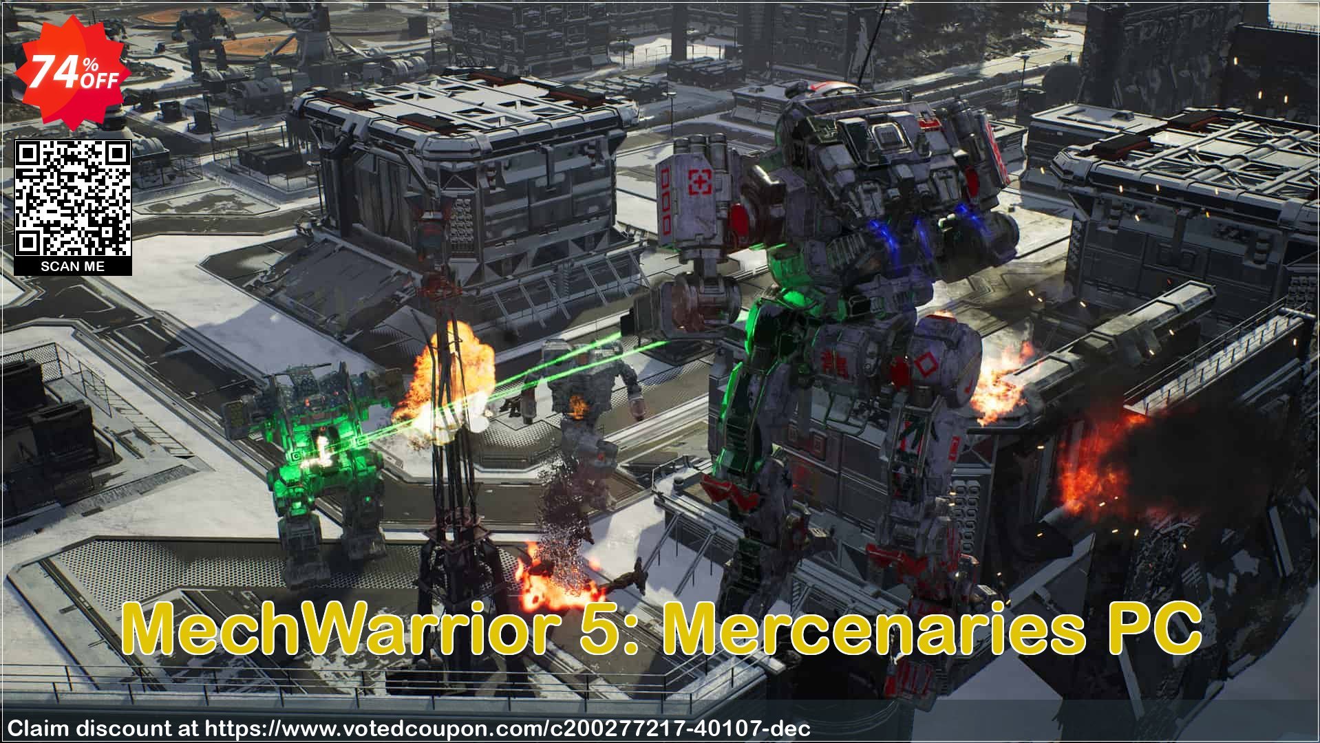 MechWarrior 5: Mercenaries PC Coupon Code May 2024, 74% OFF - VotedCoupon