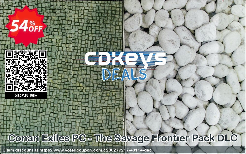 Conan Exiles PC - The Savage Frontier Pack DLC Coupon, discount Conan Exiles PC - The Savage Frontier Pack DLC Deal 2024 CDkeys. Promotion: Conan Exiles PC - The Savage Frontier Pack DLC Exclusive Sale offer 