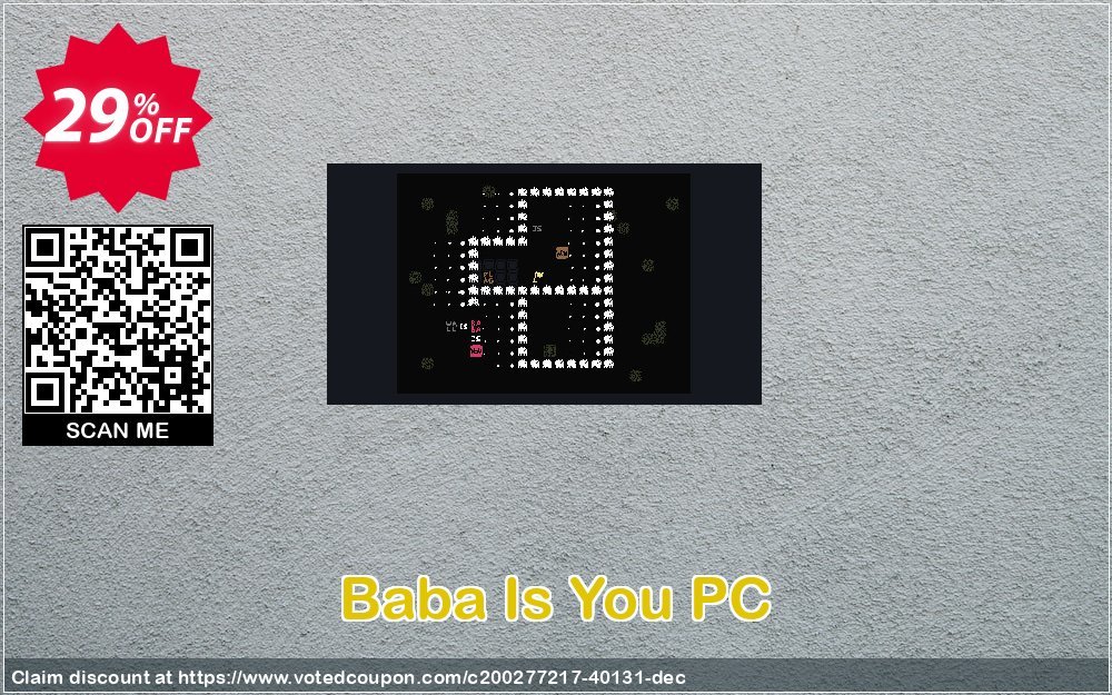 Baba Is You PC Coupon, discount Baba Is You PC Deal 2024 CDkeys. Promotion: Baba Is You PC Exclusive Sale offer 