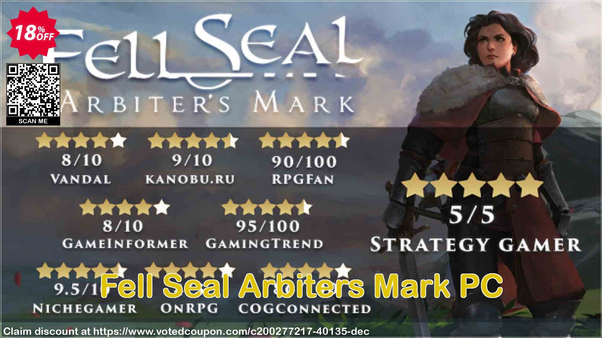 Fell Seal Arbiters Mark PC Coupon Code May 2024, 18% OFF - VotedCoupon