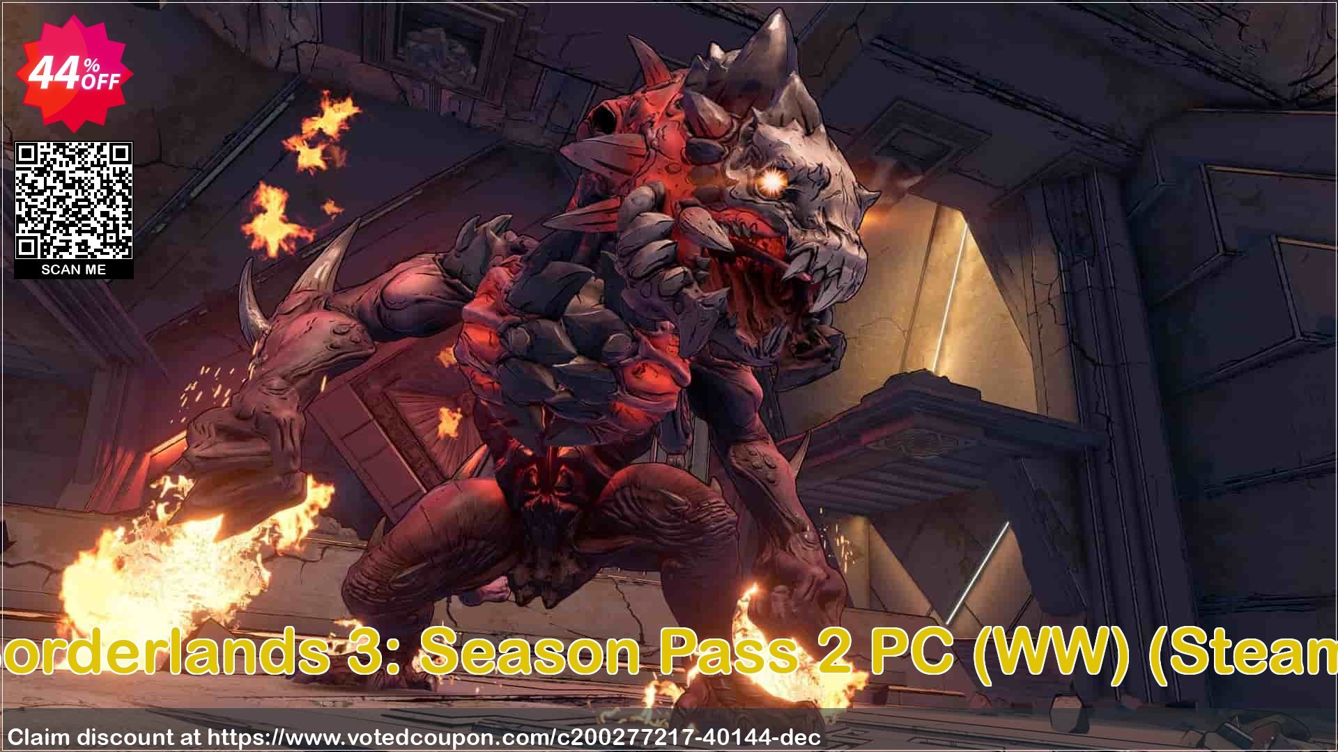 Borderlands 3: Season Pass 2 PC, WW , Steam  Coupon Code May 2024, 44% OFF - VotedCoupon