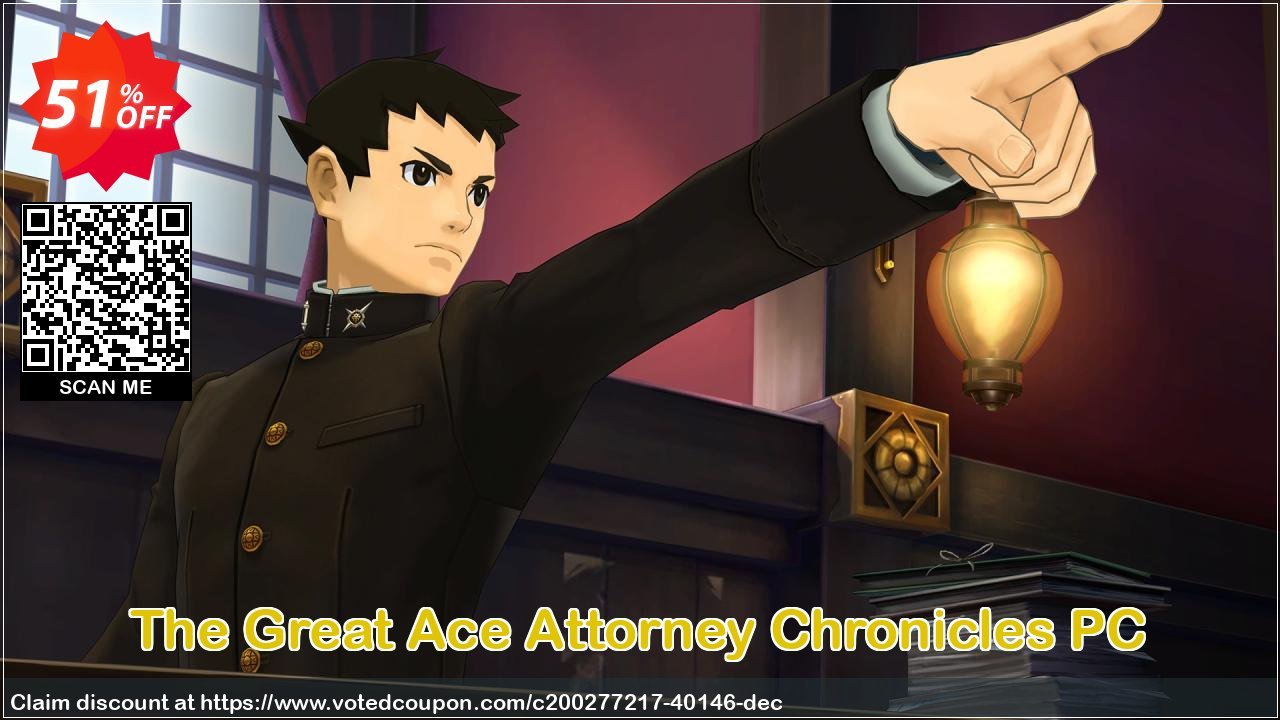 The Great Ace Attorney Chronicles PC Coupon, discount The Great Ace Attorney Chronicles PC Deal 2024 CDkeys. Promotion: The Great Ace Attorney Chronicles PC Exclusive Sale offer 