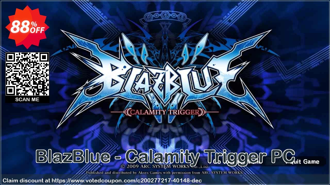 BlazBlue - Calamity Trigger PC Coupon, discount BlazBlue - Calamity Trigger PC Deal 2024 CDkeys. Promotion: BlazBlue - Calamity Trigger PC Exclusive Sale offer 
