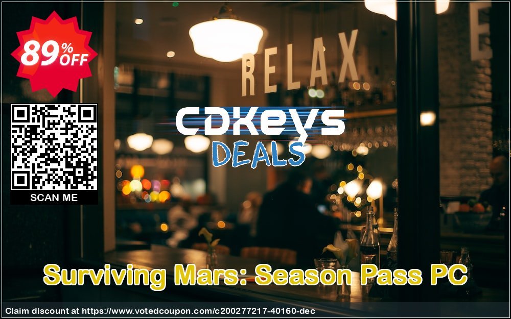 Surviving Mars: Season Pass PC Coupon, discount Surviving Mars: Season Pass PC Deal 2024 CDkeys. Promotion: Surviving Mars: Season Pass PC Exclusive Sale offer 