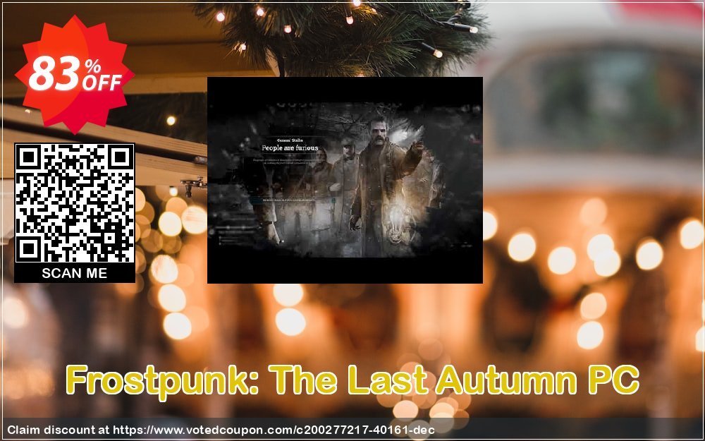 Frostpunk: The Last Autumn PC Coupon, discount Frostpunk: The Last Autumn PC Deal 2024 CDkeys. Promotion: Frostpunk: The Last Autumn PC Exclusive Sale offer 