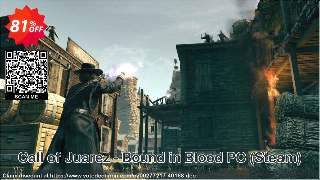 Call of Juarez - Bound in Blood PC, Steam  Coupon Code May 2024, 81% OFF - VotedCoupon
