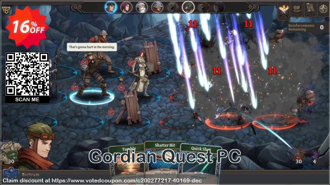 Gordian Quest PC Coupon, discount Gordian Quest PC Deal 2024 CDkeys. Promotion: Gordian Quest PC Exclusive Sale offer 