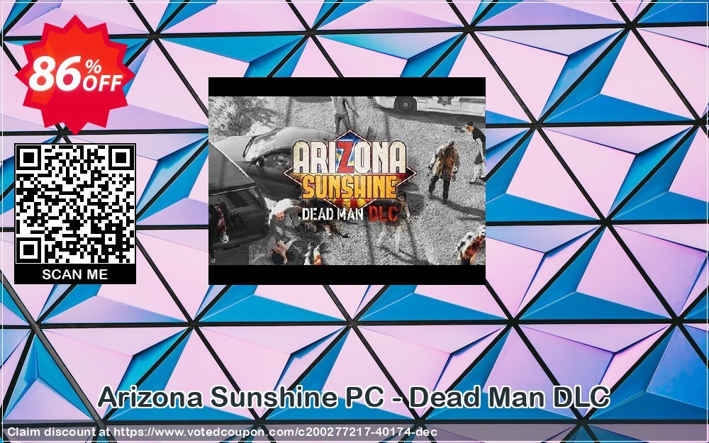 Arizona Sunshine PC - Dead Man DLC Coupon, discount Arizona Sunshine PC - Dead Man DLC Deal 2024 CDkeys. Promotion: Arizona Sunshine PC - Dead Man DLC Exclusive Sale offer 