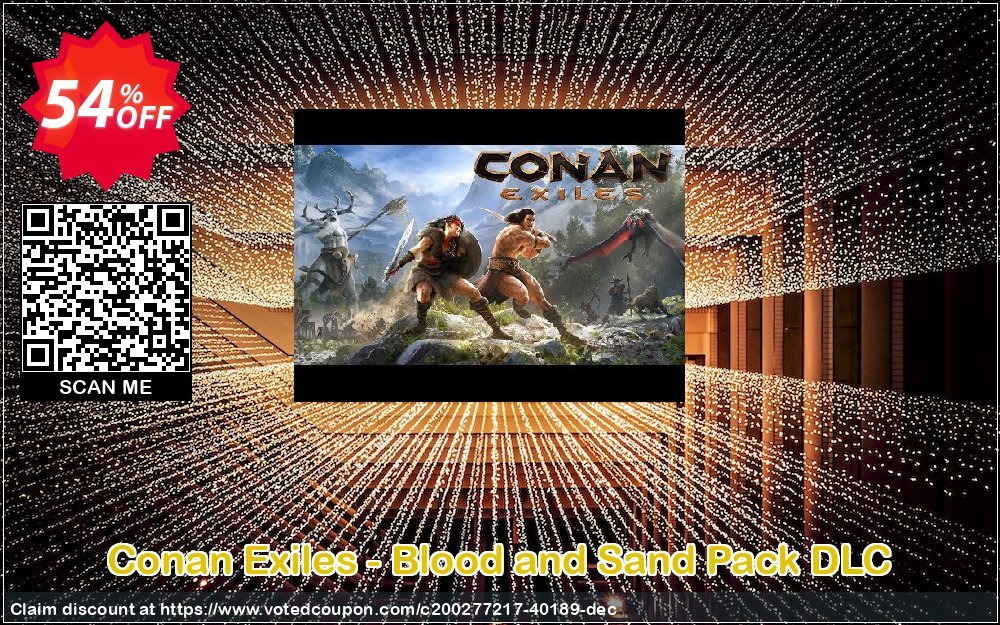 Conan Exiles - Blood and Sand Pack DLC Coupon, discount Conan Exiles - Blood and Sand Pack DLC Deal 2024 CDkeys. Promotion: Conan Exiles - Blood and Sand Pack DLC Exclusive Sale offer 