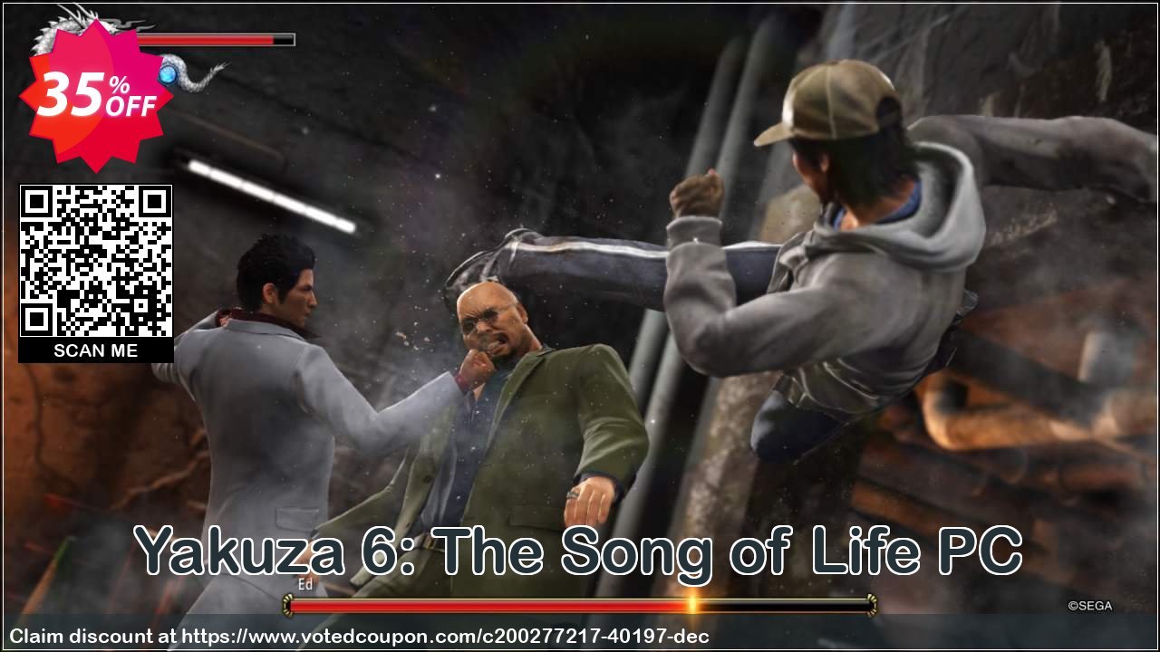 Yakuza 6: The Song of Life PC Coupon Code May 2024, 35% OFF - VotedCoupon