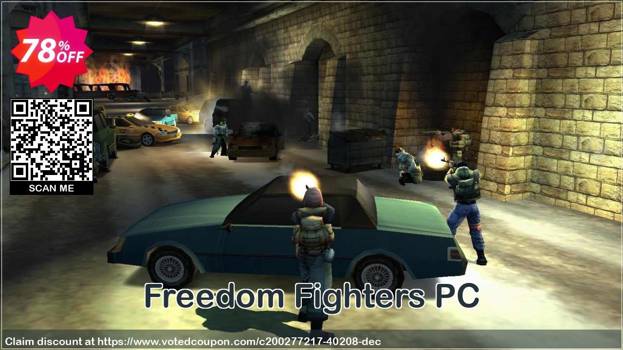 Freedom Fighters PC Coupon Code May 2024, 78% OFF - VotedCoupon