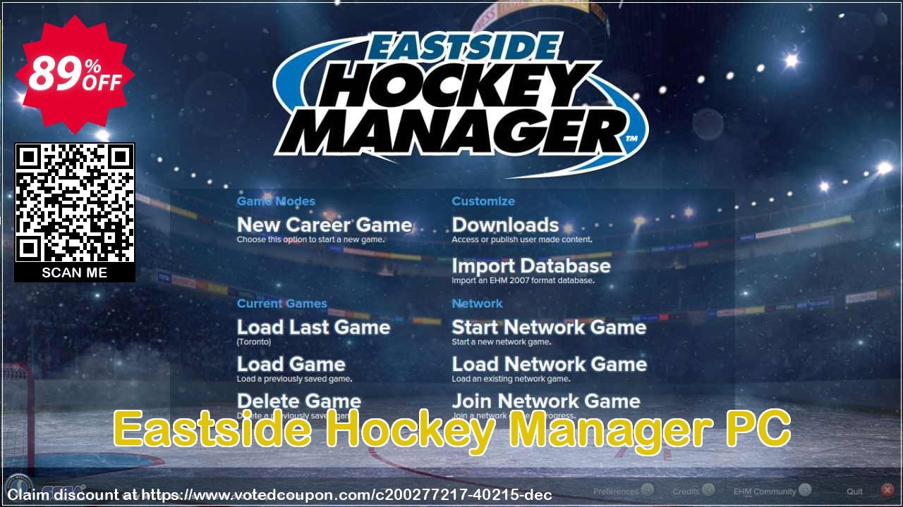 Eastside Hockey Manager PC Coupon, discount Eastside Hockey Manager PC Deal 2024 CDkeys. Promotion: Eastside Hockey Manager PC Exclusive Sale offer 