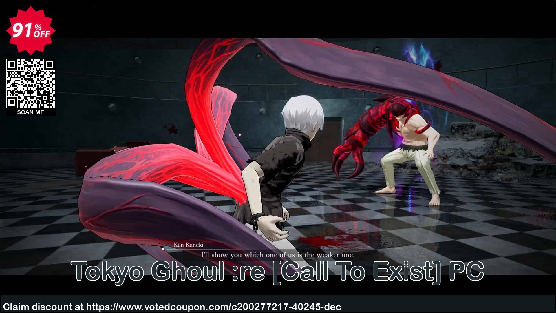 Tokyo Ghoul :re /Call To Exist/ PC Coupon, discount Tokyo Ghoul :re [Call To Exist] PC Deal 2024 CDkeys. Promotion: Tokyo Ghoul :re [Call To Exist] PC Exclusive Sale offer 