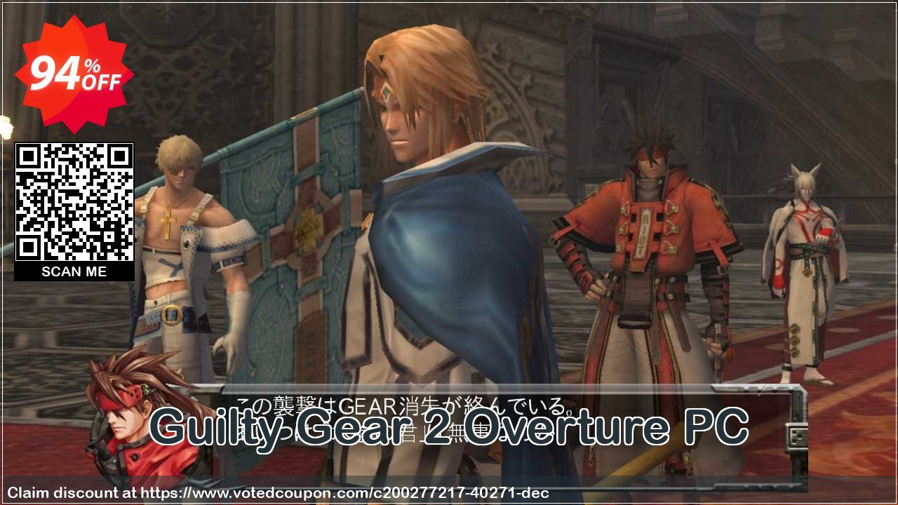 Guilty Gear 2 Overture PC Coupon, discount Guilty Gear 2 Overture PC Deal 2024 CDkeys. Promotion: Guilty Gear 2 Overture PC Exclusive Sale offer 