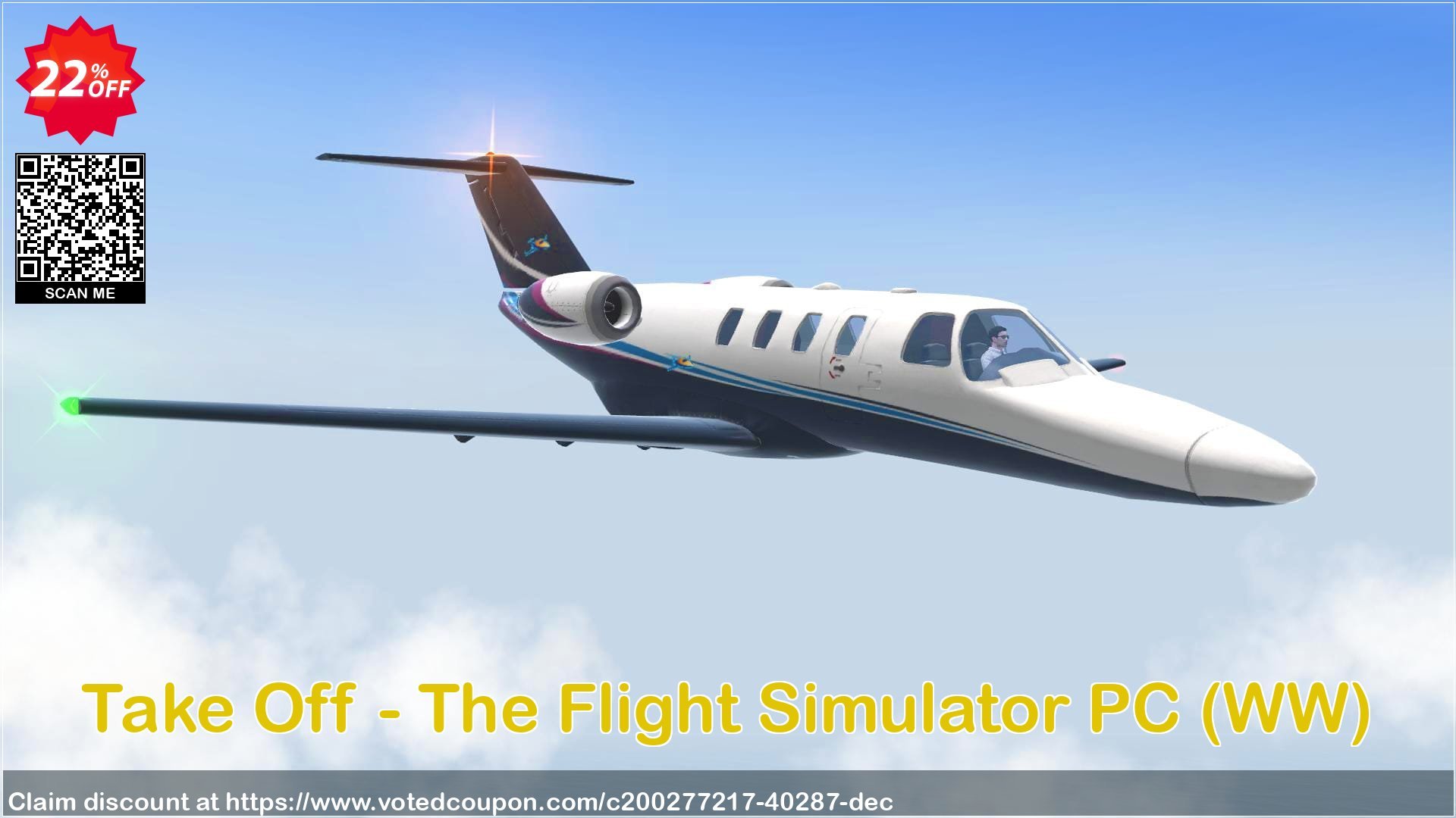 Take Off - The Flight Simulator PC, WW  Coupon Code May 2024, 22% OFF - VotedCoupon