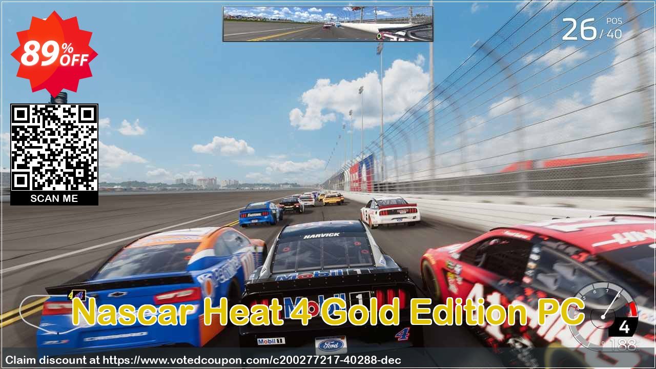Nascar Heat 4 Gold Edition PC Coupon, discount Nascar Heat 4 Gold Edition PC Deal 2024 CDkeys. Promotion: Nascar Heat 4 Gold Edition PC Exclusive Sale offer 