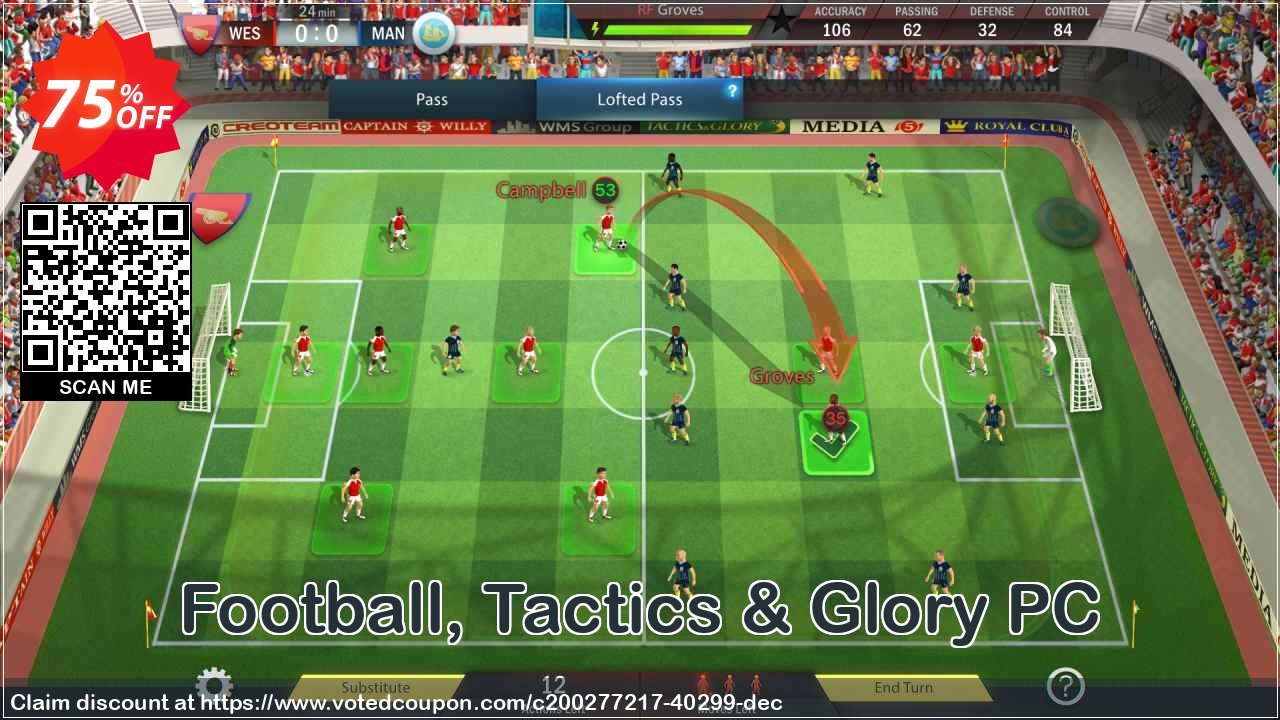 Football, Tactics & Glory PC Coupon Code May 2024, 75% OFF - VotedCoupon