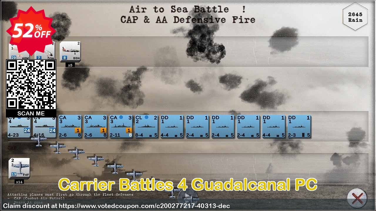 Carrier Battles 4 Guadalcanal PC Coupon, discount Carrier Battles 4 Guadalcanal PC Deal 2024 CDkeys. Promotion: Carrier Battles 4 Guadalcanal PC Exclusive Sale offer 