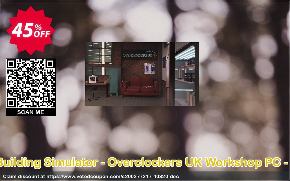 PC Building Simulator - Overclockers UK Workshop PC - DLC Coupon Code May 2024, 45% OFF - VotedCoupon