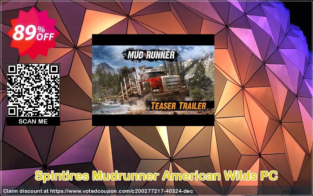 Spintires Mudrunner American Wilds PC Coupon, discount Spintires Mudrunner American Wilds PC Deal 2024 CDkeys. Promotion: Spintires Mudrunner American Wilds PC Exclusive Sale offer 