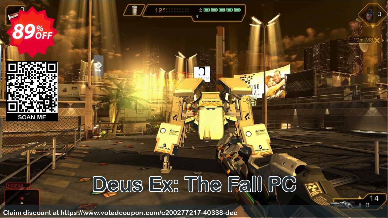 Deus Ex: The Fall PC Coupon, discount Deus Ex: The Fall PC Deal 2024 CDkeys. Promotion: Deus Ex: The Fall PC Exclusive Sale offer 