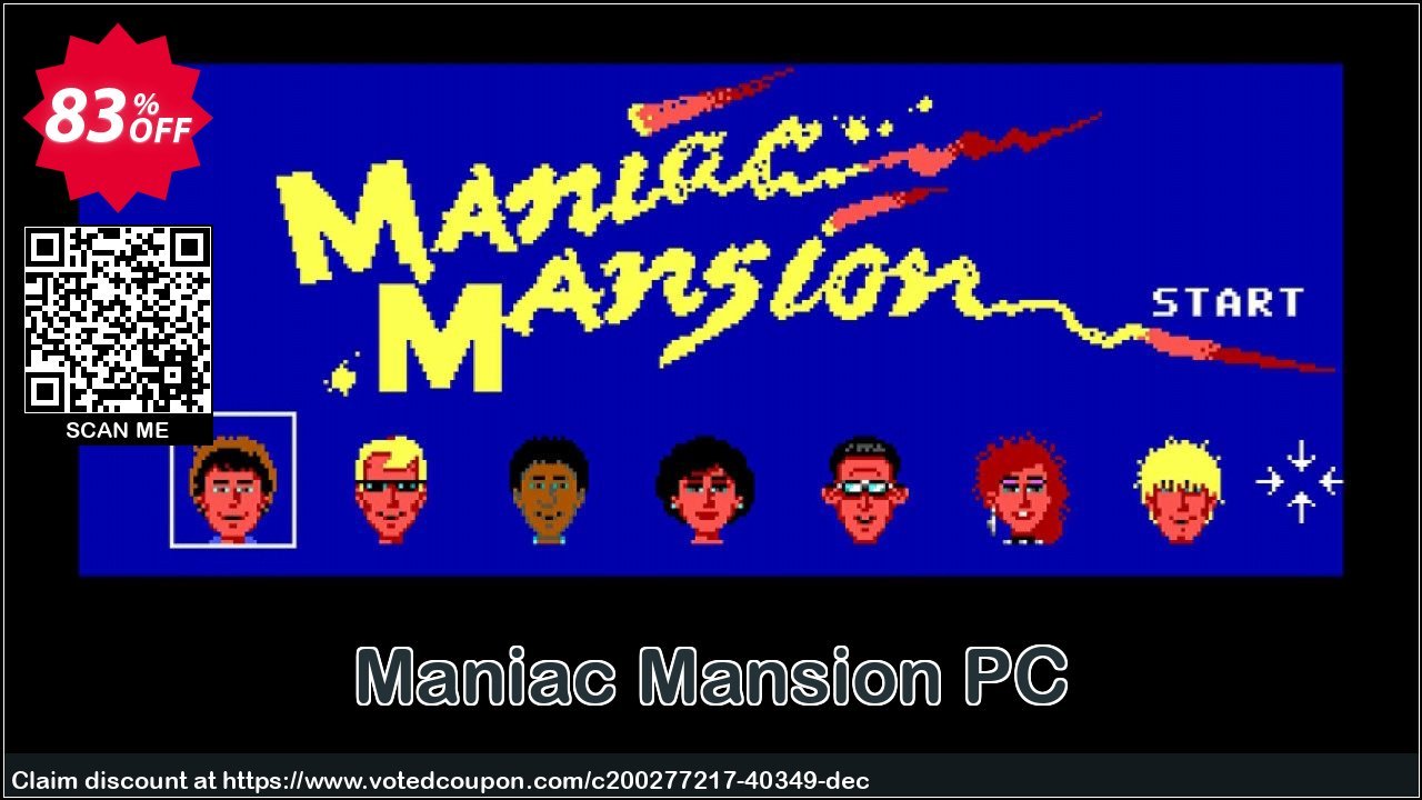 Maniac Mansion PC Coupon, discount Maniac Mansion PC Deal 2024 CDkeys. Promotion: Maniac Mansion PC Exclusive Sale offer 