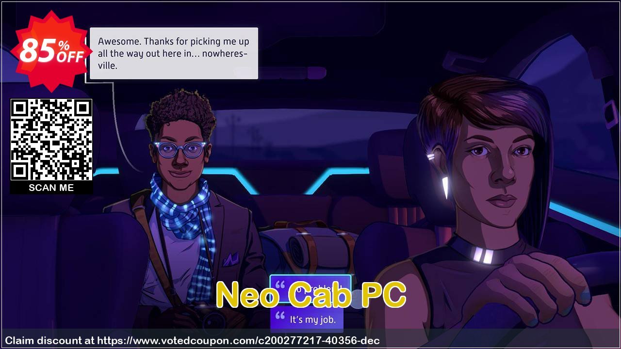 Neo Cab PC Coupon, discount Neo Cab PC Deal 2024 CDkeys. Promotion: Neo Cab PC Exclusive Sale offer 