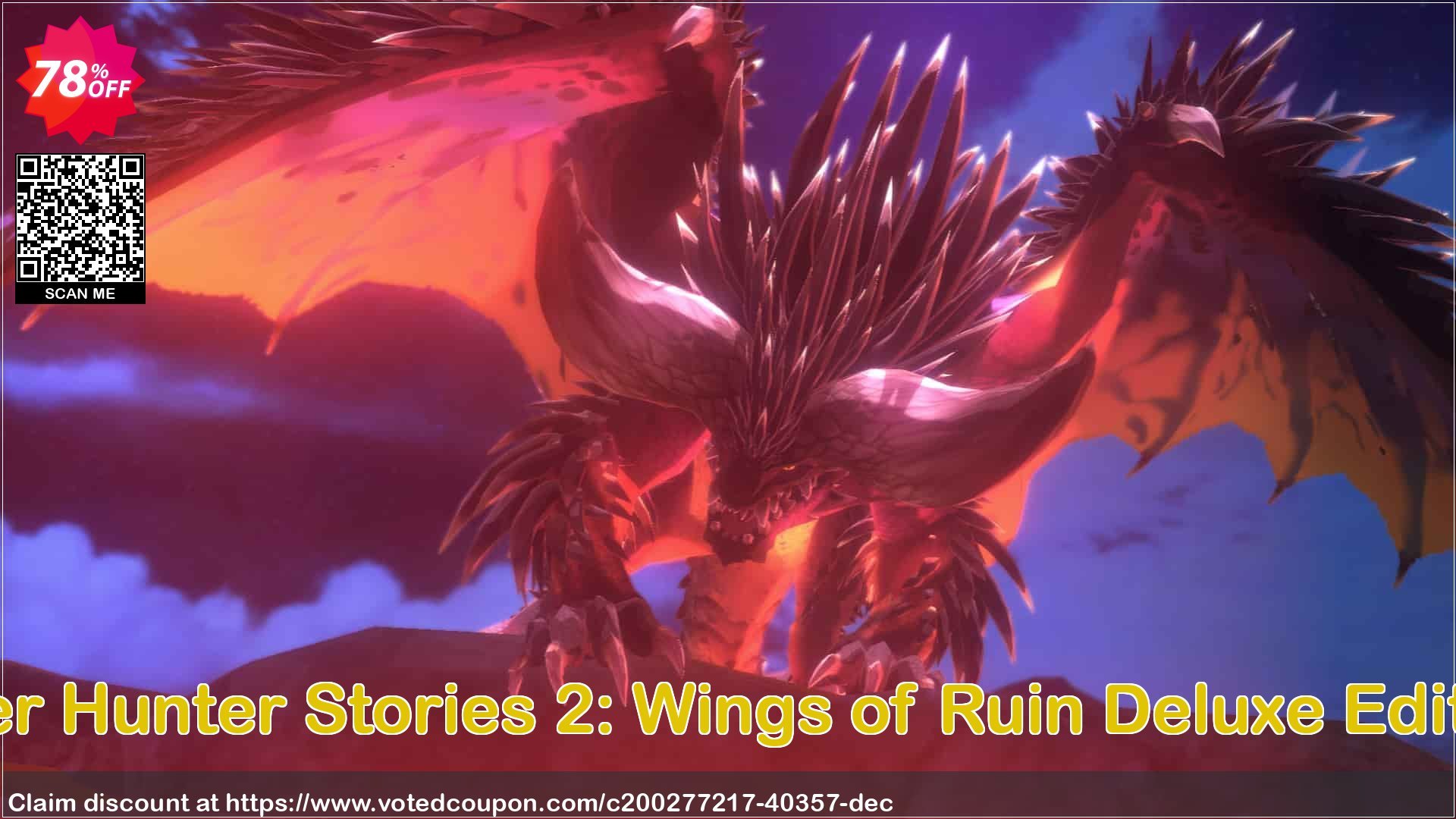 Monster Hunter Stories 2: Wings of Ruin Deluxe Edition PC Coupon, discount Monster Hunter Stories 2: Wings of Ruin Deluxe Edition PC Deal 2024 CDkeys. Promotion: Monster Hunter Stories 2: Wings of Ruin Deluxe Edition PC Exclusive Sale offer 