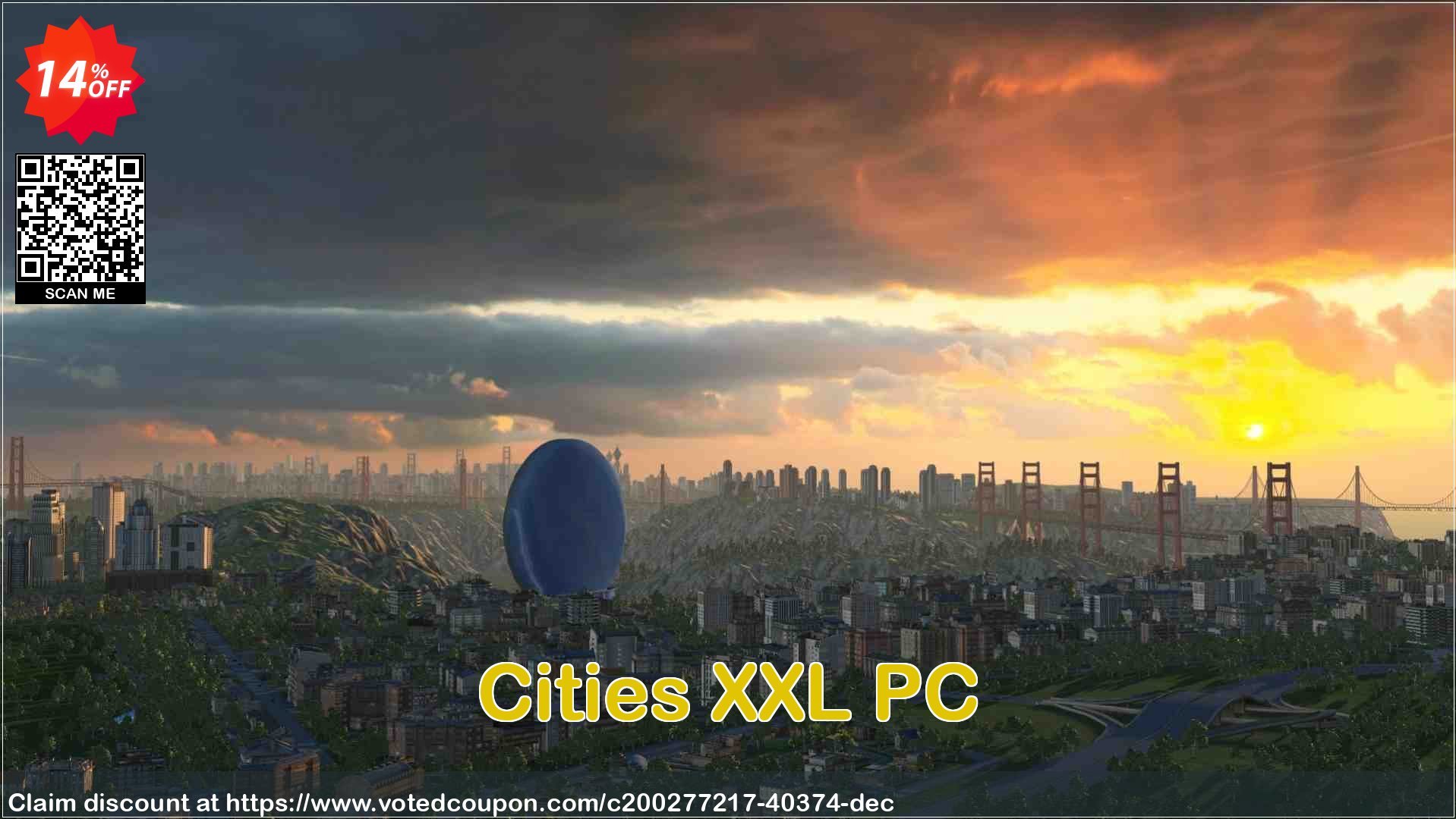 Cities XXL PC Coupon, discount Cities XXL PC Deal 2024 CDkeys. Promotion: Cities XXL PC Exclusive Sale offer 