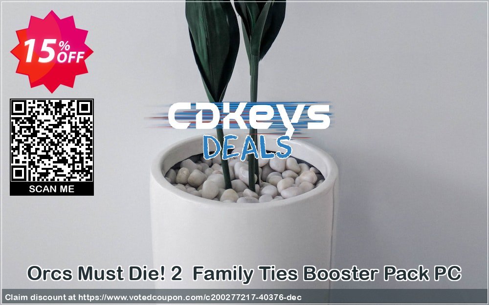 Orcs Must Die! 2  Family Ties Booster Pack PC Coupon, discount Orcs Must Die! 2  Family Ties Booster Pack PC Deal 2024 CDkeys. Promotion: Orcs Must Die! 2  Family Ties Booster Pack PC Exclusive Sale offer 