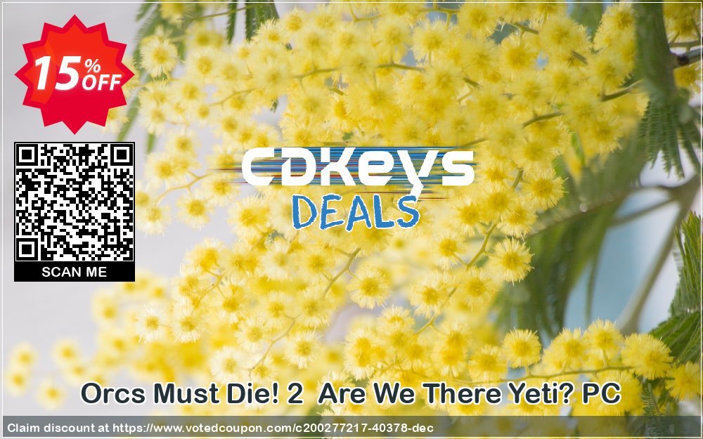 Orcs Must Die! 2  Are We There Yeti? PC Coupon, discount Orcs Must Die! 2  Are We There Yeti? PC Deal 2024 CDkeys. Promotion: Orcs Must Die! 2  Are We There Yeti? PC Exclusive Sale offer 