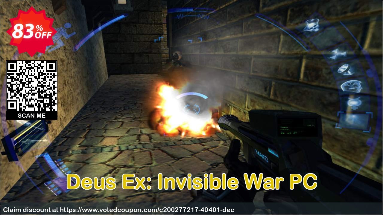 Deus Ex: Invisible War PC Coupon, discount Deus Ex: Invisible War PC Deal 2024 CDkeys. Promotion: Deus Ex: Invisible War PC Exclusive Sale offer 