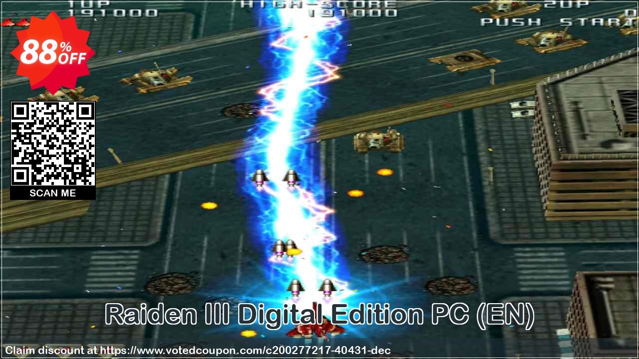 Raiden III Digital Edition PC, EN  Coupon, discount Raiden III Digital Edition PC (EN) Deal 2024 CDkeys. Promotion: Raiden III Digital Edition PC (EN) Exclusive Sale offer 