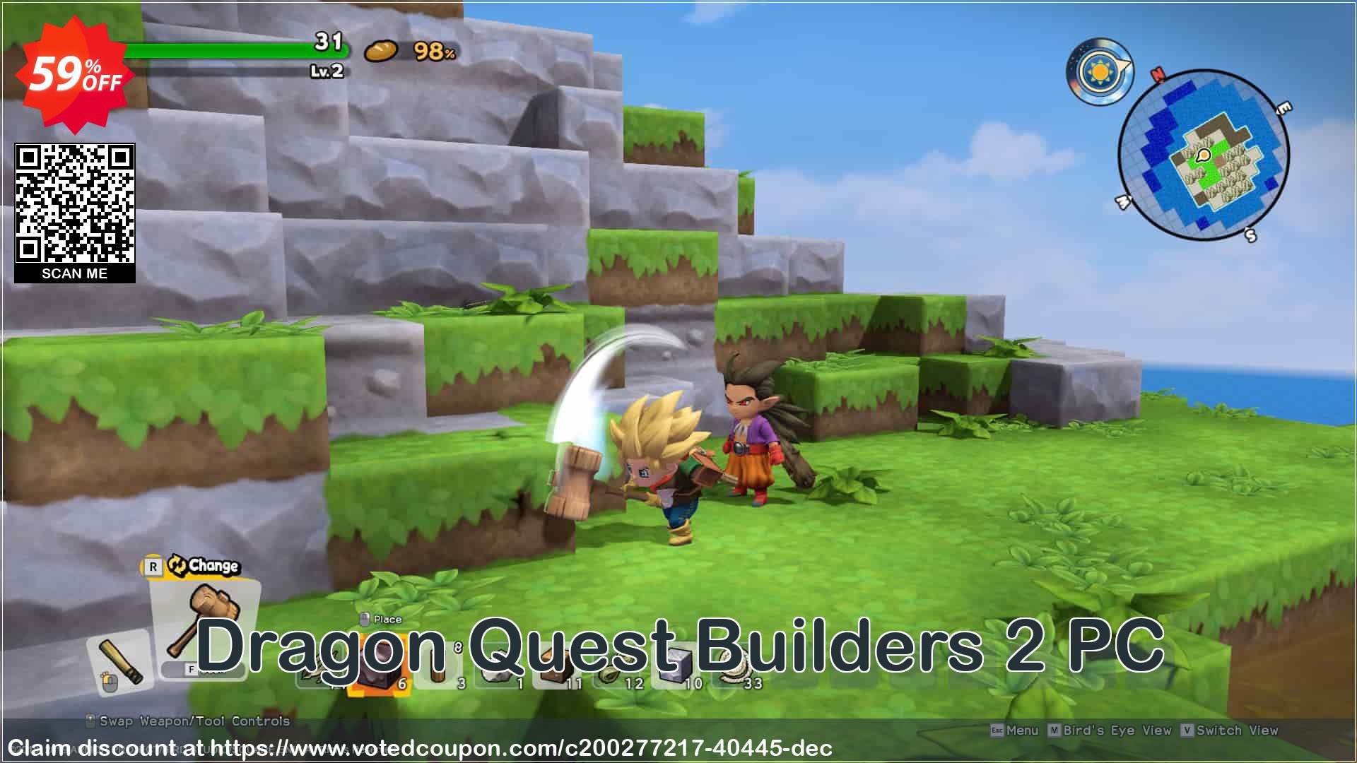 Dragon Quest Builders 2 PC Coupon Code May 2024, 59% OFF - VotedCoupon