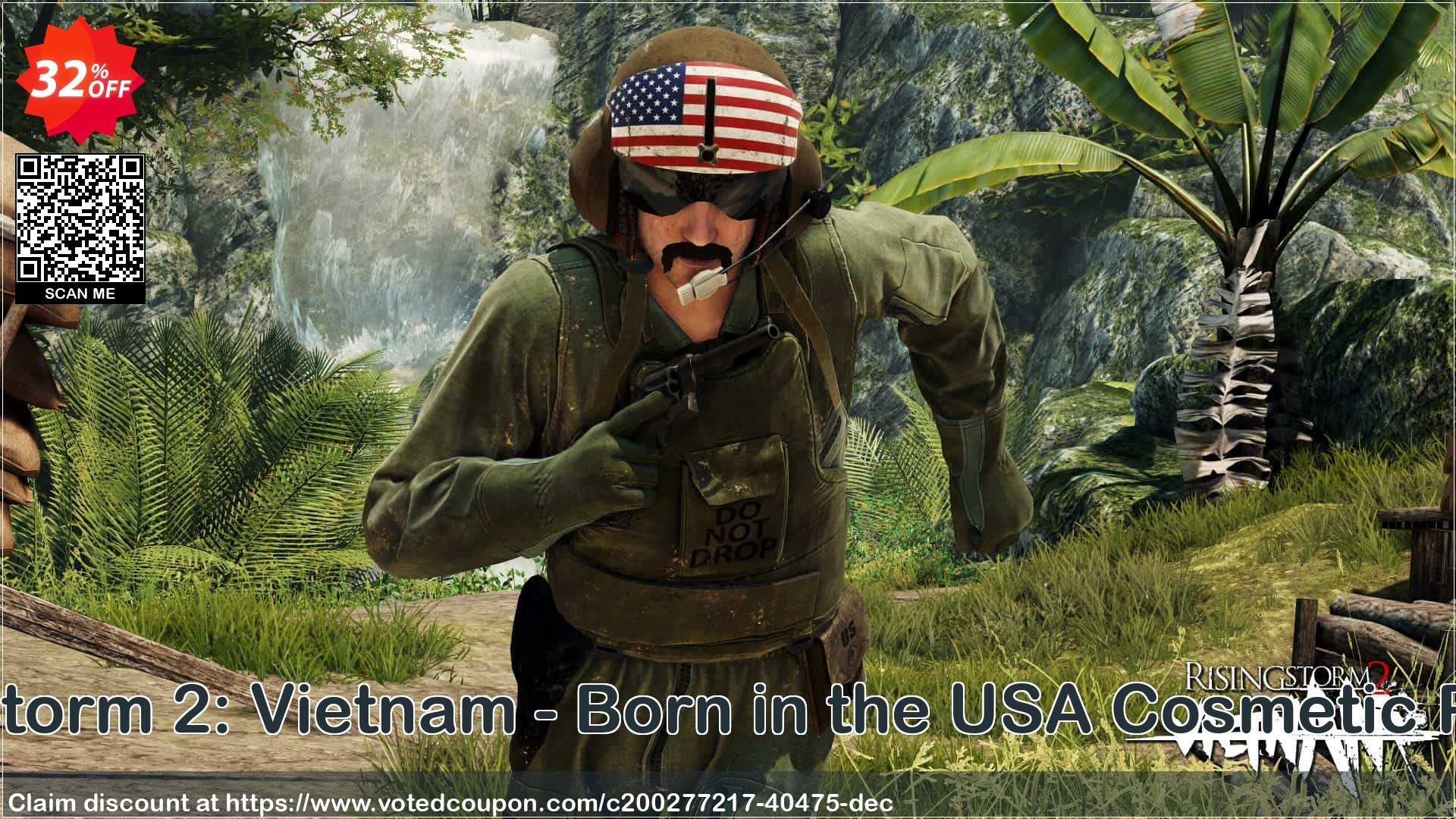 Rising Storm 2: Vietnam - Born in the USA Cosmetic PC - DLC Coupon, discount Rising Storm 2: Vietnam - Born in the USA Cosmetic PC - DLC Deal 2024 CDkeys. Promotion: Rising Storm 2: Vietnam - Born in the USA Cosmetic PC - DLC Exclusive Sale offer 