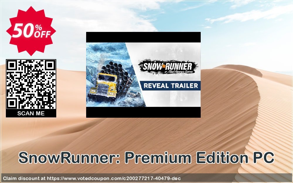 SnowRunner: Premium Edition PC Coupon, discount SnowRunner: Premium Edition PC Deal 2024 CDkeys. Promotion: SnowRunner: Premium Edition PC Exclusive Sale offer 