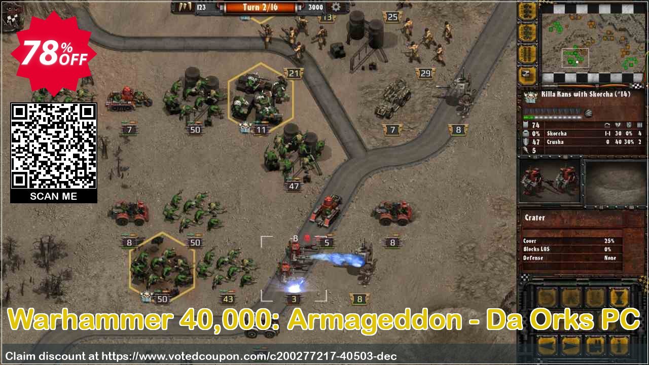 Warhammer 40,000: Armageddon - Da Orks PC Coupon Code May 2024, 78% OFF - VotedCoupon