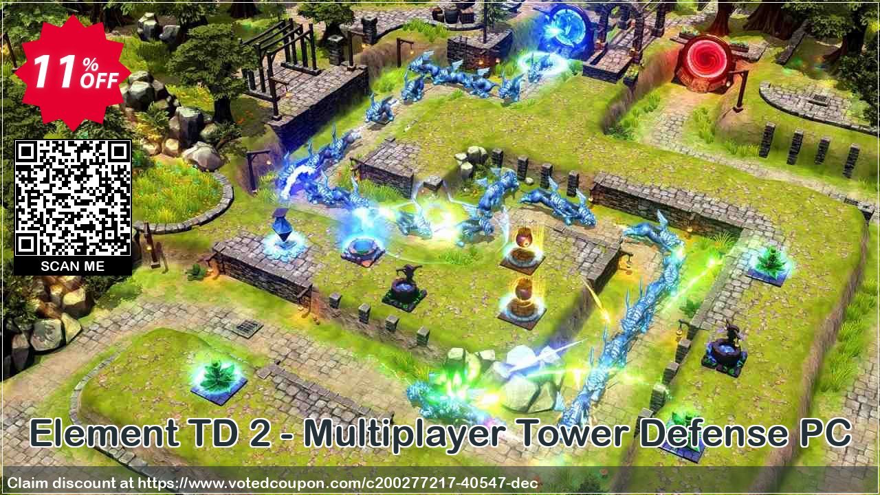 Element TD 2 - Multiplayer Tower Defense PC Coupon, discount Element TD 2 - Multiplayer Tower Defense PC Deal 2024 CDkeys. Promotion: Element TD 2 - Multiplayer Tower Defense PC Exclusive Sale offer 