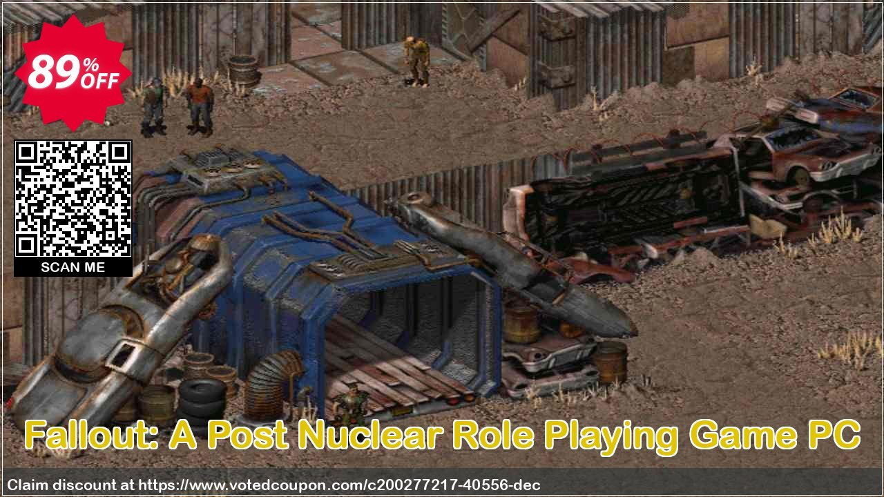 Fallout: A Post Nuclear Role Playing Game PC Coupon, discount Fallout: A Post Nuclear Role Playing Game PC Deal 2024 CDkeys. Promotion: Fallout: A Post Nuclear Role Playing Game PC Exclusive Sale offer 