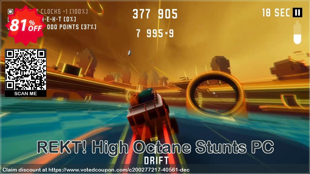 REKT! High Octane Stunts PC Coupon Code May 2024, 81% OFF - VotedCoupon